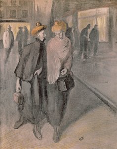 Femmes au travail, vers 1900 (dessin) - Théophile Alexandre Steinlen