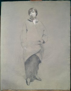 Jeune femme en manteau