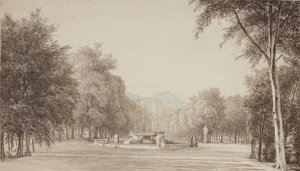 De la Villa Reale (maintenant Villa Nazionale) à Naples - Thorald Brendstrup