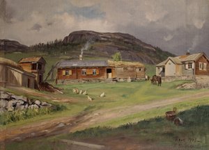 La ferme Rese, Hemsedal - Thoralv Sundt Ohlsen