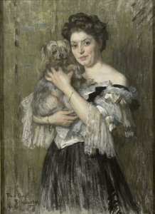 Maria Catharina Josephine Jordan (1866-1948). Épouse du peintre George Hendrik Breitner - Thérèse Schwartze