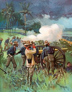 Artillerie de campagne en action - Thure de Thulstrup