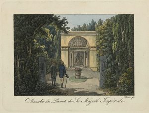 Monument aux parents dans le parc de Pavlovsk, années 1810
