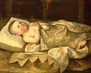 Portrait du prince Léopold de Médicis bébé