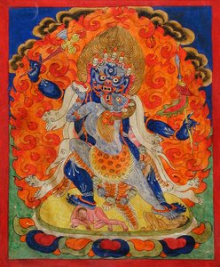 Une divinité terrifiante en Yab-Yum, 19ème siècle