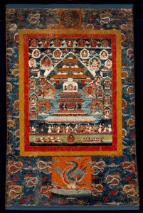 Thangka commémoratif pour le rite Bhimaratha, 1850-75