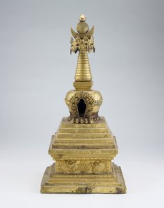 Stupa, fin 17e-début 18e siècle - Tibetan School