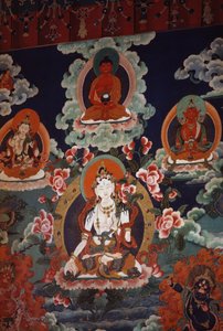 Peintures murales représentant des divinités, Palais de Potala (site du patrimoine mondial de l