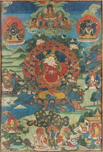 Ganapati Thangka, 18e siècle - Tibetan culture.