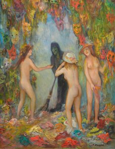 La sorcière et les jeunes filles