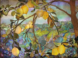 Panneau de mosaïque Favrile, vers 1910