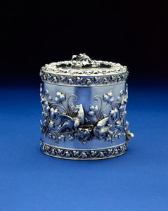 Boîte cylindrique par Tiffany & Co, vers 1870-1885 - Tiffany and Company