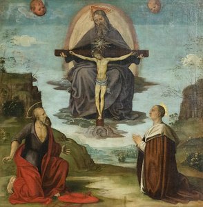 La Trinité avec Saint Jérôme et le Bienheureux Colombini, c.1520