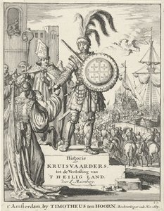 Chevalier avec les armoiries de Jérusalem De : Historie der kruisvaarders, tot de verlossing van