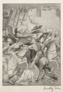 Vieux maîtres italiens : Bataille de Saint-Éphèse contre les païens de Sardaigne, 1888-1892 - Timothy Cole
