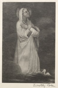 Maîtres italiens anciens : Figure de la Vierge, 1888-1892 - Timothy Cole