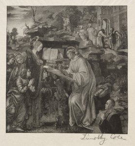 Vieux Maîtres Italiens : La Vierge apparaissant à Saint Bernard, 1888-1892