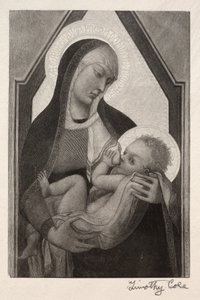 Maîtres italiens anciens : Madone et enfant, 1888-1892