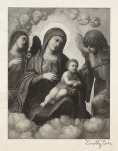 Maîtres italiens anciens : Madone et enfant en gloire, 1891 - Timothy Cole