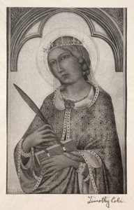 Maîtres italiens anciens : Sainte Catherine d