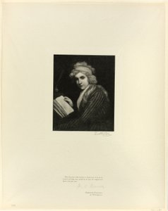 Portrait de Mary Wollstonecraft, des Maîtres anglais anciens