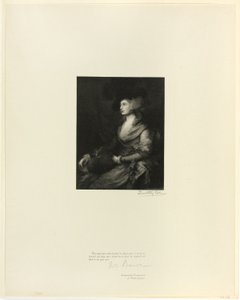 Portrait de Mme Siddons, des Vieux Maîtres Anglais