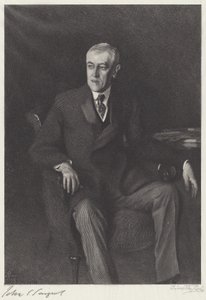 Woodrow Wilson - Timothy Cole after John Singer Sargent