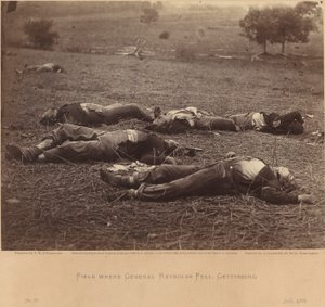 Champ où le général Reynolds est tombé, Gettysburg, 5 juillet 1863 - Timothy H. O