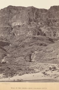 Mur dans le Grand Canyon, rivière Colorado