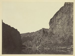 Black Cañon, fleuve Colorado, vue en contrebas depuis le camp Big Horn - Timothy O