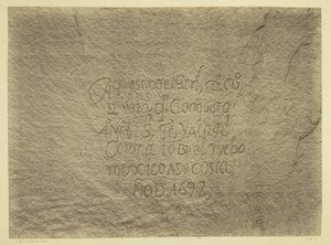 Historic Spanish Record of the Conquest, South Side of Inscription Rock, N.M. Geographical  Geological Explorations  Surveys West of the 100th Meridian. Expédition de 1873. -Lieutenant Geo. M. Wheeler, Corps du Génie, commandant.
