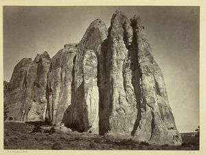 Le côté sud de Inscription Rock, 1873 - Timothy OSullivan