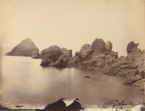 Dômes de tuf, lac Pyramid, Nevada, 1867 (photo) - Timothy O