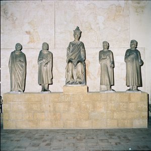 Statue de Henri VII (12745-1313), Empereur romain germanique, avec ses conseillers 1315