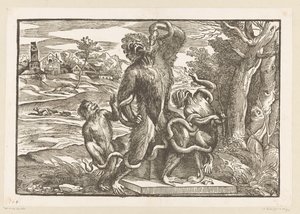 Caricature du groupe Laocoon