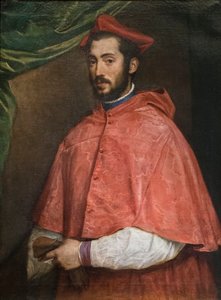 Portrait du cardinal Alessandro Farnese - Titian (c.1488 1576)