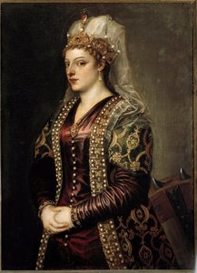 Portrait de la reine de Chypre Caterina Cornaro, en Sainte Catherine d