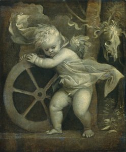 Cupidon avec la Roue du Temps - Titian