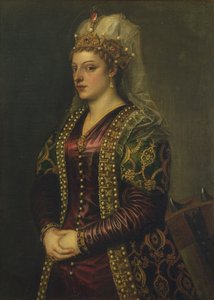Portrait de Caterina Cornaro, épouse de Jacques II de Chypre - Tiziano Vecelli