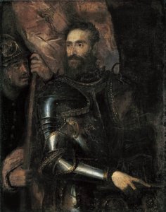 Portrait de Pier Luigi Farnese 1503-1547, vers 1546 - Titian