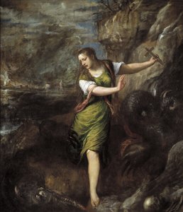 Sainte Marguerite, c. 1565 - Tiziano Vecelli