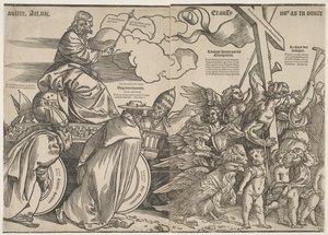 Trompettes et le Char de Christ, c.1511 - Tiziano Vecelli