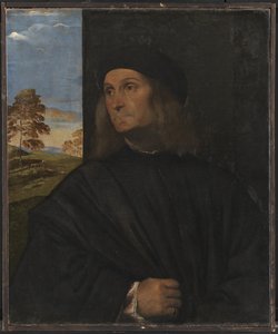 Portrait du peintre vénitien Giovanni Bellini (?) - Tizian