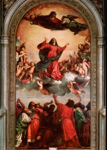Assomption Peinture de Titien (Tiziano Vecellio) (1485-1576) - Tiziano Vecelli