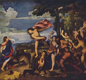 Bacchus et Ariane, 1520-1523, vers 1950 - Tiziano Vecelli