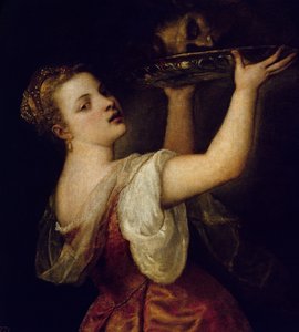 Salomé portant la tête de Saint Jean-Baptiste - Tiziano Vecelli