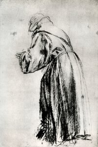 Étude pour le Saint Bernardin dans le tableau votif du Doge Gritti, c1535, 1937 - Tiziano Vecelli