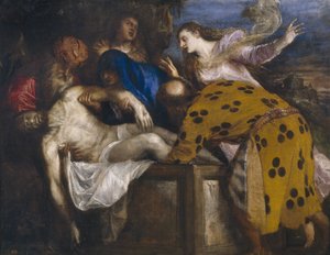La Mise au tombeau du Christ, 1572 - Tiziano Vecelli