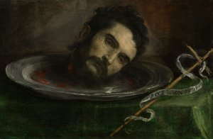 Tête de Jean-Baptiste, fin des années 1500