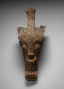 Ornement de Façade de Maison Représentant un Singa, c.1875-1900 - Toba Batak Culture